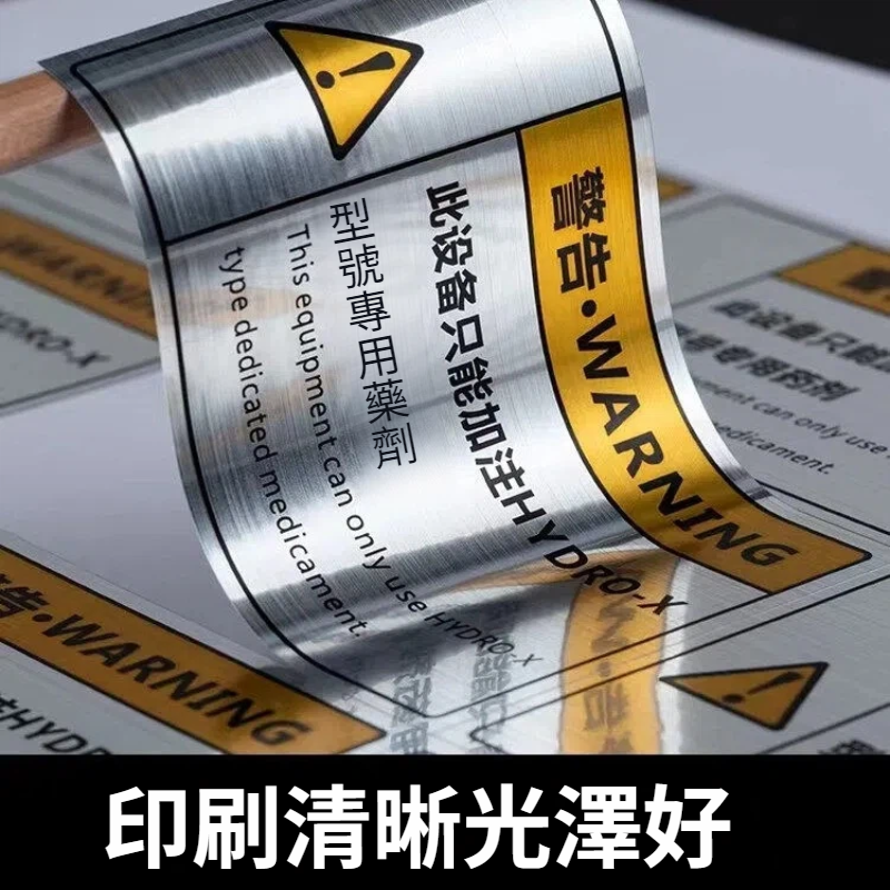 亮銀龍貼紙